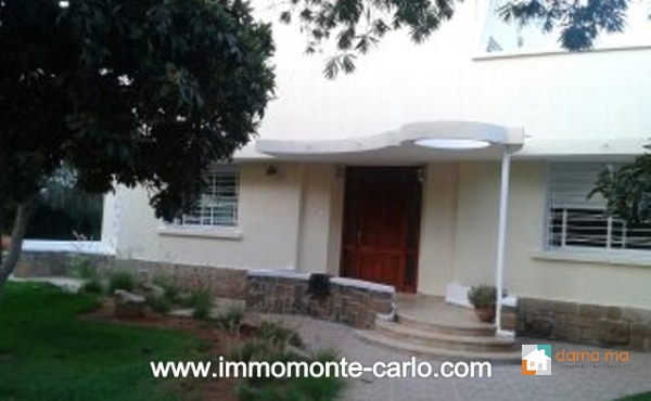 villa avec chauffage central à Souissi