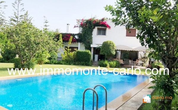  En location belle villa avec piscine à souissi