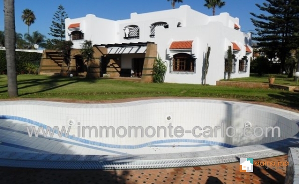 Location Villa avec piscineà Soussi RABAT